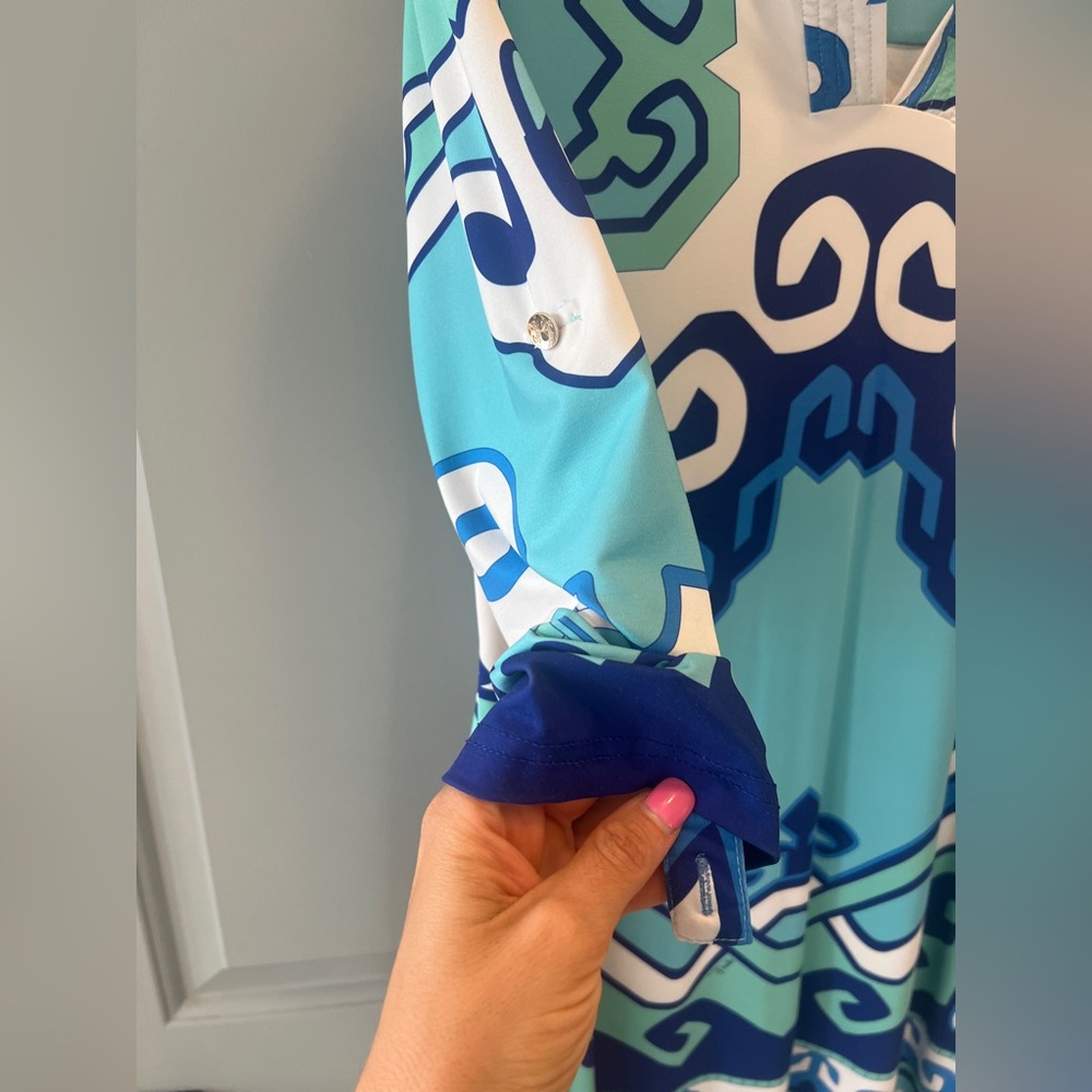 Vintage Emilio Pucci Logo Graphic Dress Women’s EU size 42 - Picture 7 of 10
